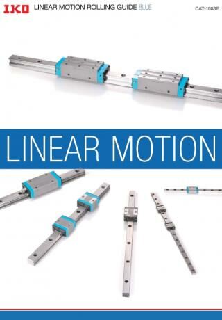 IKO Linear Motion Rolling Guide Blue